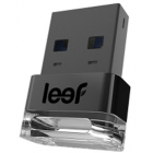 USB 3.0  32GB  Leef  Supra  (Charcoal Band) White LED,  Eng 4 Retail Pkg